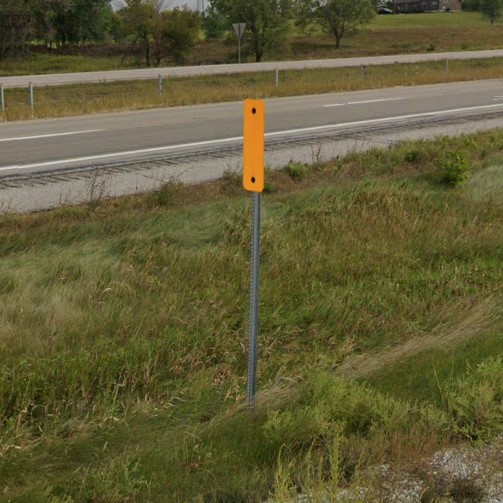 Iowa y bollard