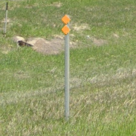 North Dakota y bollard