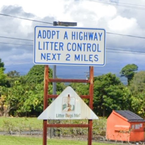Hawaii adoption sign