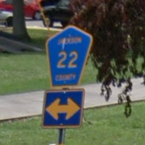 Alabama county rd sign