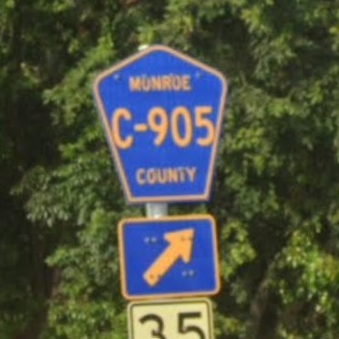Florida county rd sign