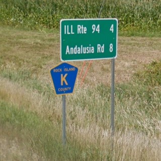 Illinois county rd sign