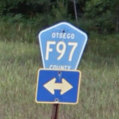 Michigan county rd sign