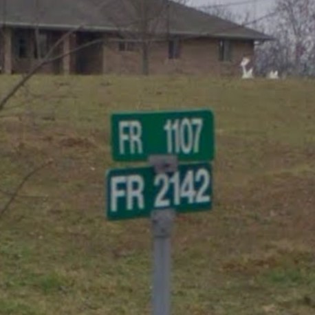 Missouri county rd sign