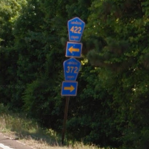 Mississippi county rd sign