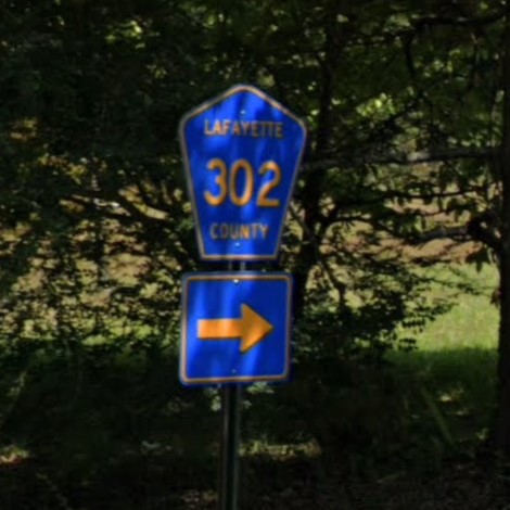 Mississippi county rd sign