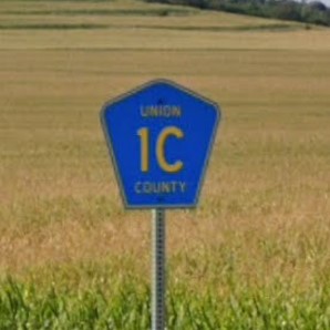 South Dakota county rd sign