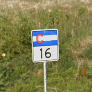 Colorado state hwy sign