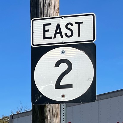 Delaware state hwy sign