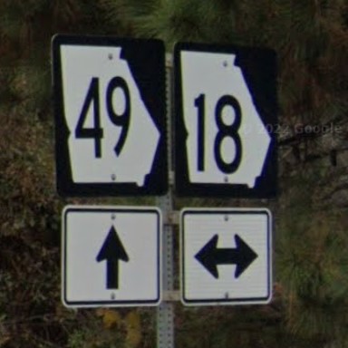 Georgia state hwy sign