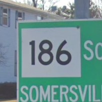 Massachusetts state hwy sign