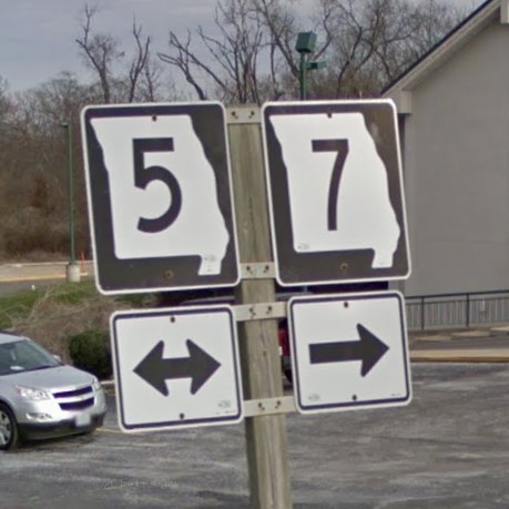 Missouri state hwy sign