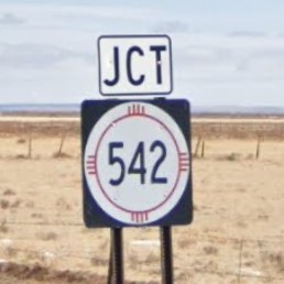 New Mexico state hwy sign