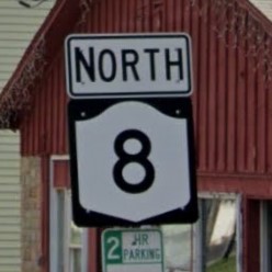 New York state hwy sign