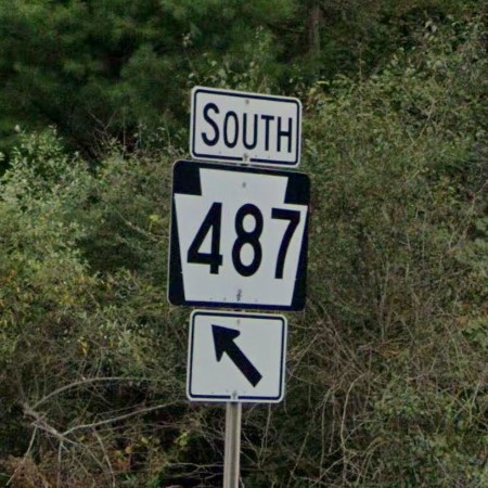 Pennsylvania state hwy sign