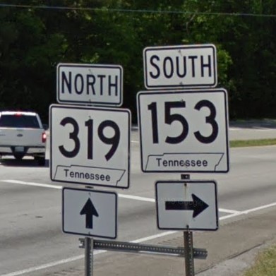 Tennessee state hwy sign