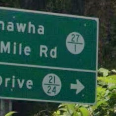 West Virginia state hwy sign