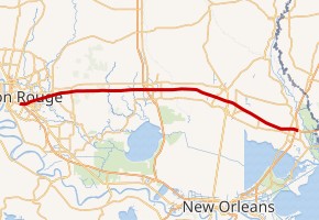 Interstate 12 map