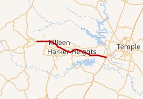 Interstate 14 map