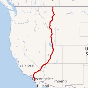 Interstate 15 map