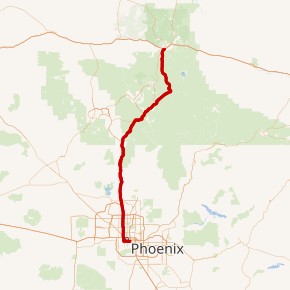 Interstate 17 map