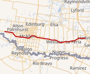 Interstate 2 map