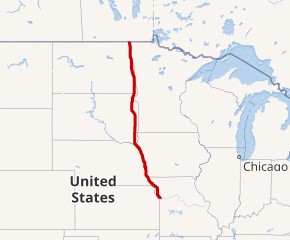 Interstate 29 map