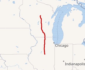 Interstate 39 map
