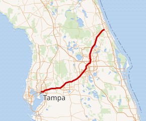 Interstate 4 map