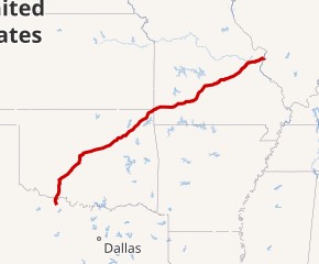 Interstate 44 map