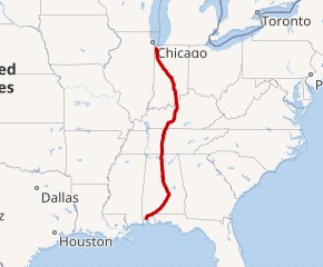 Interstate 65 map