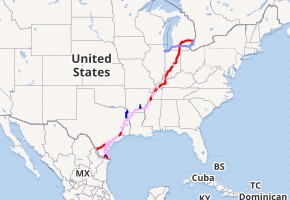 Interstate 69 map