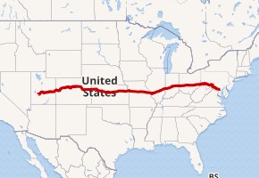 Interstate 70 map