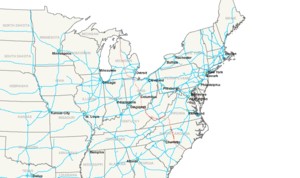 Interstate 73 map