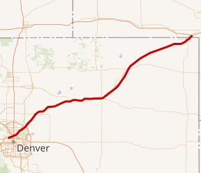 Interstate 76a map