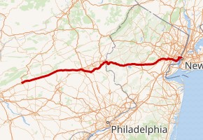 Interstate 78 map