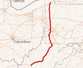 Interstate 79 map