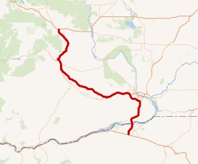 Interstate 82 map