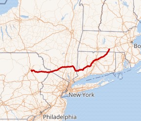 Interstate 84b map