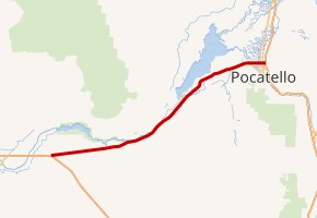 Interstate 86a map