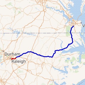 Interstate 87a map