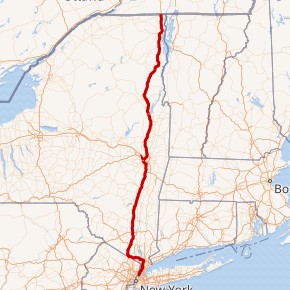 Interstate 87b map