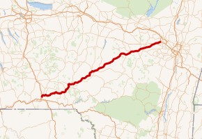 Interstate 88b map