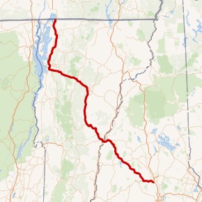 Interstate 89 map
