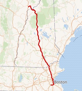 Interstate 93 map