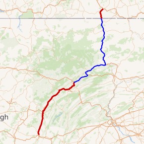 Interstate 99 map