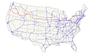 US Hwy 20 map