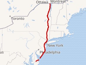 US Hwy 9 map
