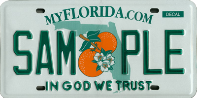 Florida og plate