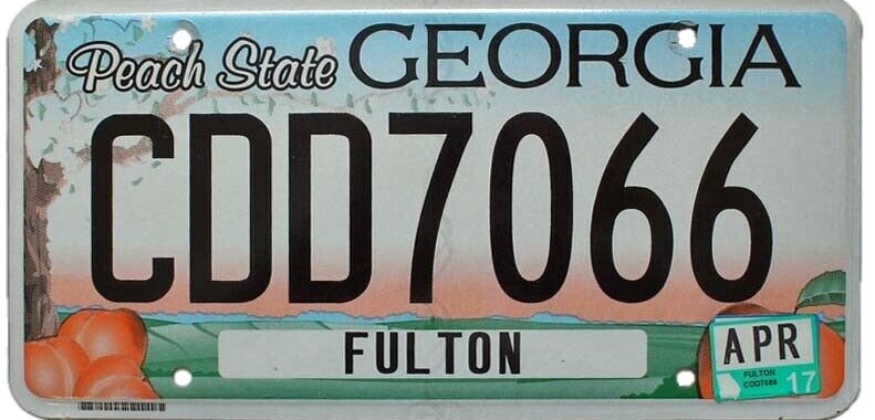 Georgia borg plate